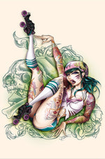 Black Market Art Company Derby Debby Print