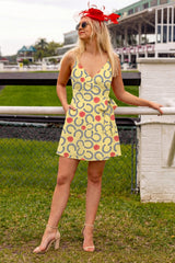 The Derby Delight | Horseshoe Strappy Dress - Shinesty - Flyclothing LLC