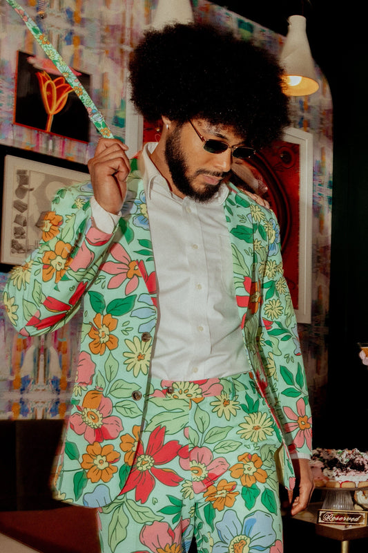 The Garden Party | Floral Derby Suit - Shinesty