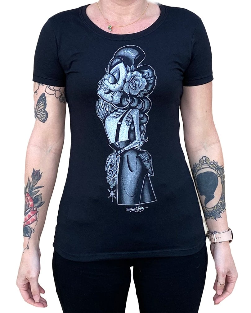 Black Market Art Company Rosie Women's Loose Neck T-Shirt