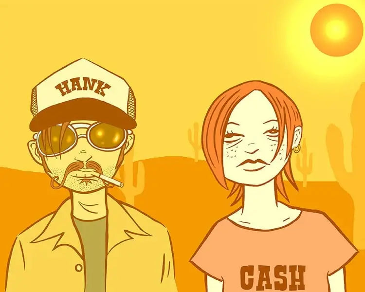 Black Market Art Company Desert Love Print - Black Market Art Company - Flyclothing LLC