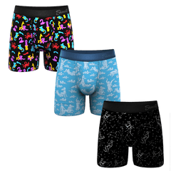 The Deviant | Ball Hammock® Pouch Underwear with Fly 3 Pack - Shinesty