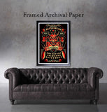 Black Market Art Company Devil Spirit Board Print