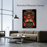 Black Market Art Company Devil Spirit Board Print