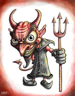 Black Market Art Company Devil Print