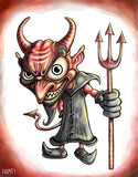 Black Market Art Company Devil Print