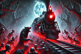 Black Market Art Company DEVILS TRAIN Fantasy Art Prints Print