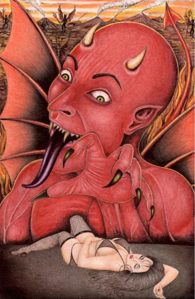 Black Market Art Company Diablo Print - Black Market Art Company - Flyclothing LLC