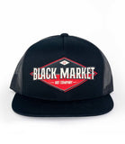 Black Market Art Company Diamond Trucker Hat Print - Black Market Art Company - Flyclothing LLC
