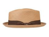 Diamond Trilby Panama Hat - Handwoven - Bigalli Hats USA - Flyclothing LLC