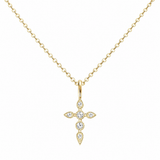 Ada Cross Necklace - Brook & Bloom - Flyclothing LLC