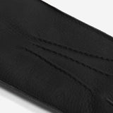Diego (black) - Italian gloves made of American deerskin leather with rabbit fur lining - Leather Gloves Online - Flyclothing LLC