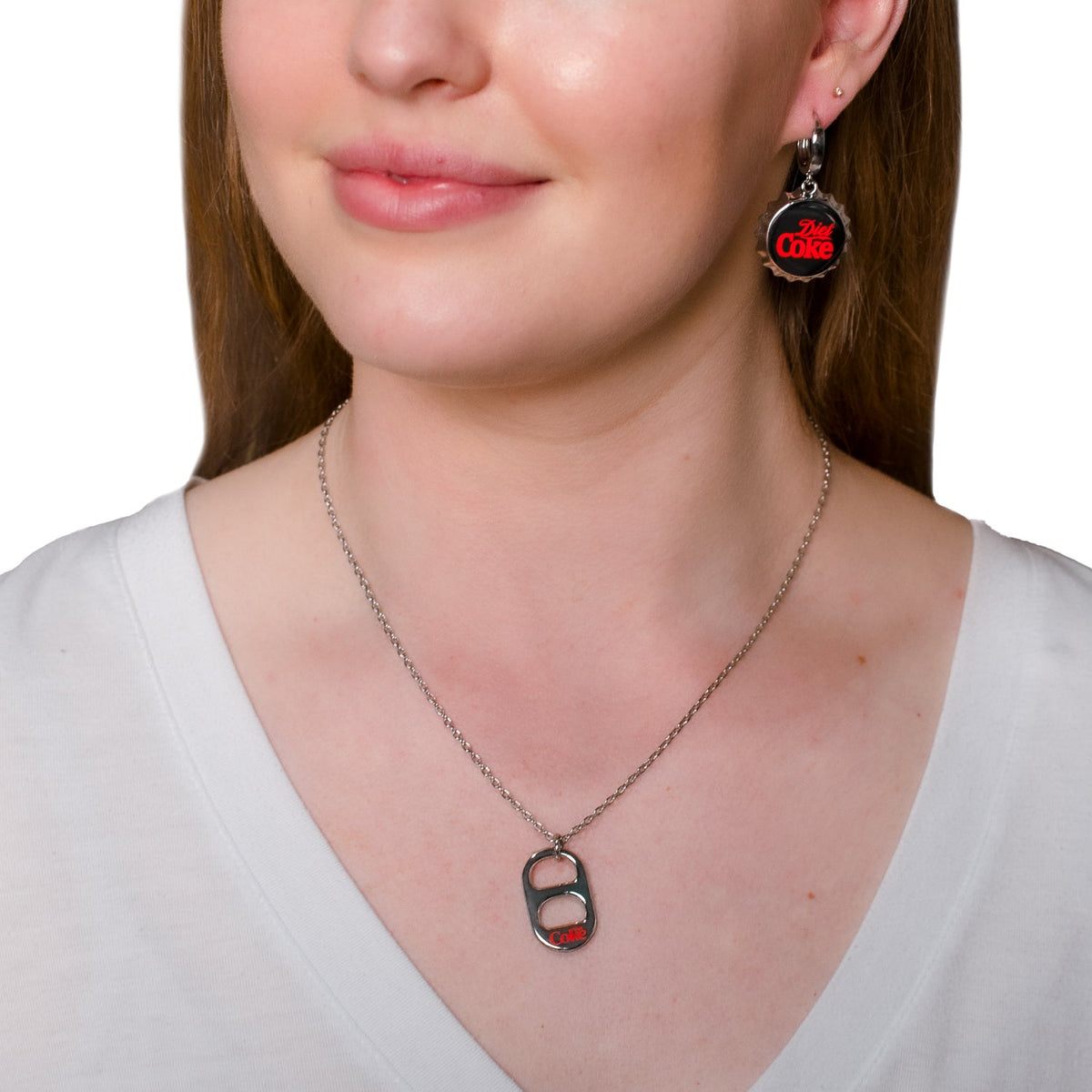Diet Coke® Tab Silver Necklace - Cufflinks.com - Flyclothing LLC