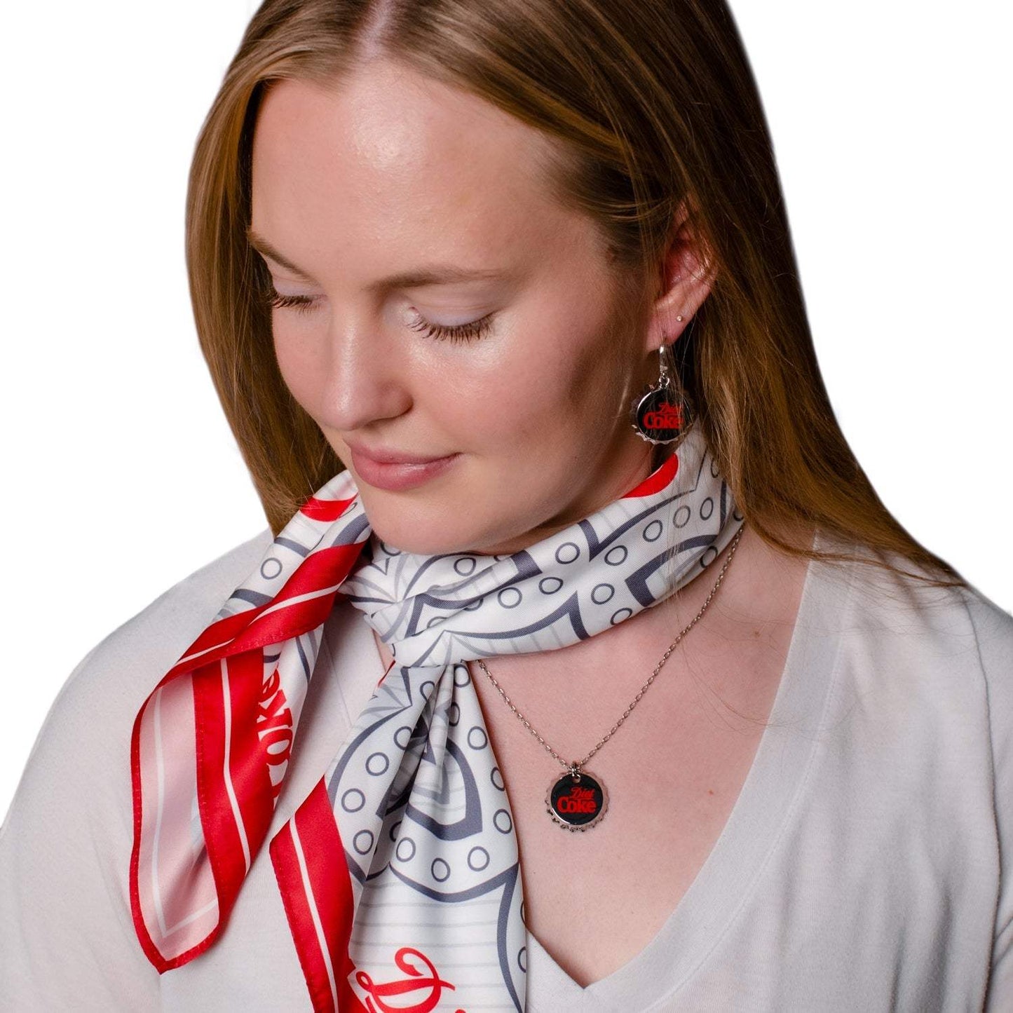 Diet Coke® Satin Grey Scarf - Cufflinks.com - Flyclothing LLC
