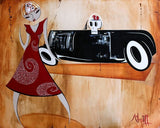Black Market Art Company Dinnertime Print