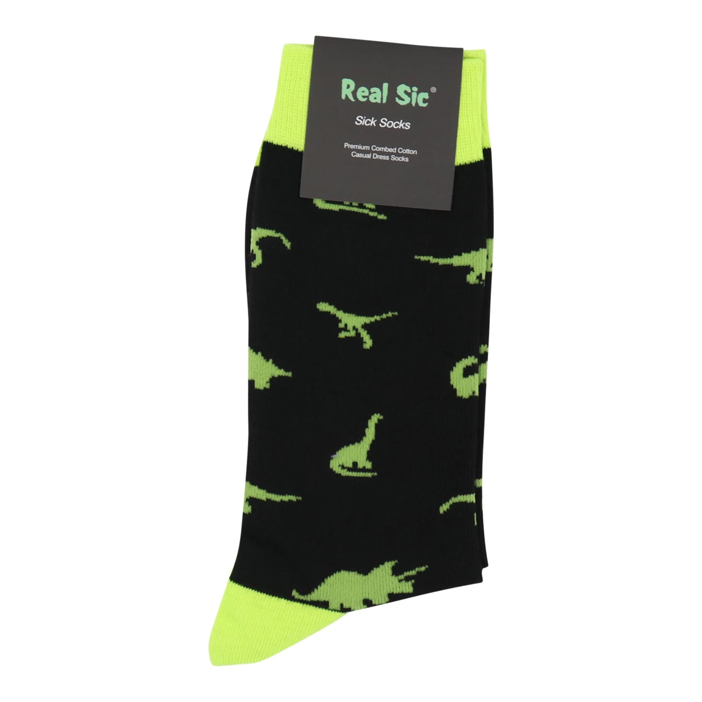 Dinosaur Socks - Comfy Cotton for Men & Women - Real Sic - Flyclothing LLC