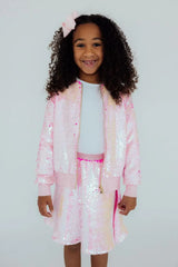Diva Pink Flip Sequin Twirl Skort - Mila & Rose ® - Flyclothing LLC