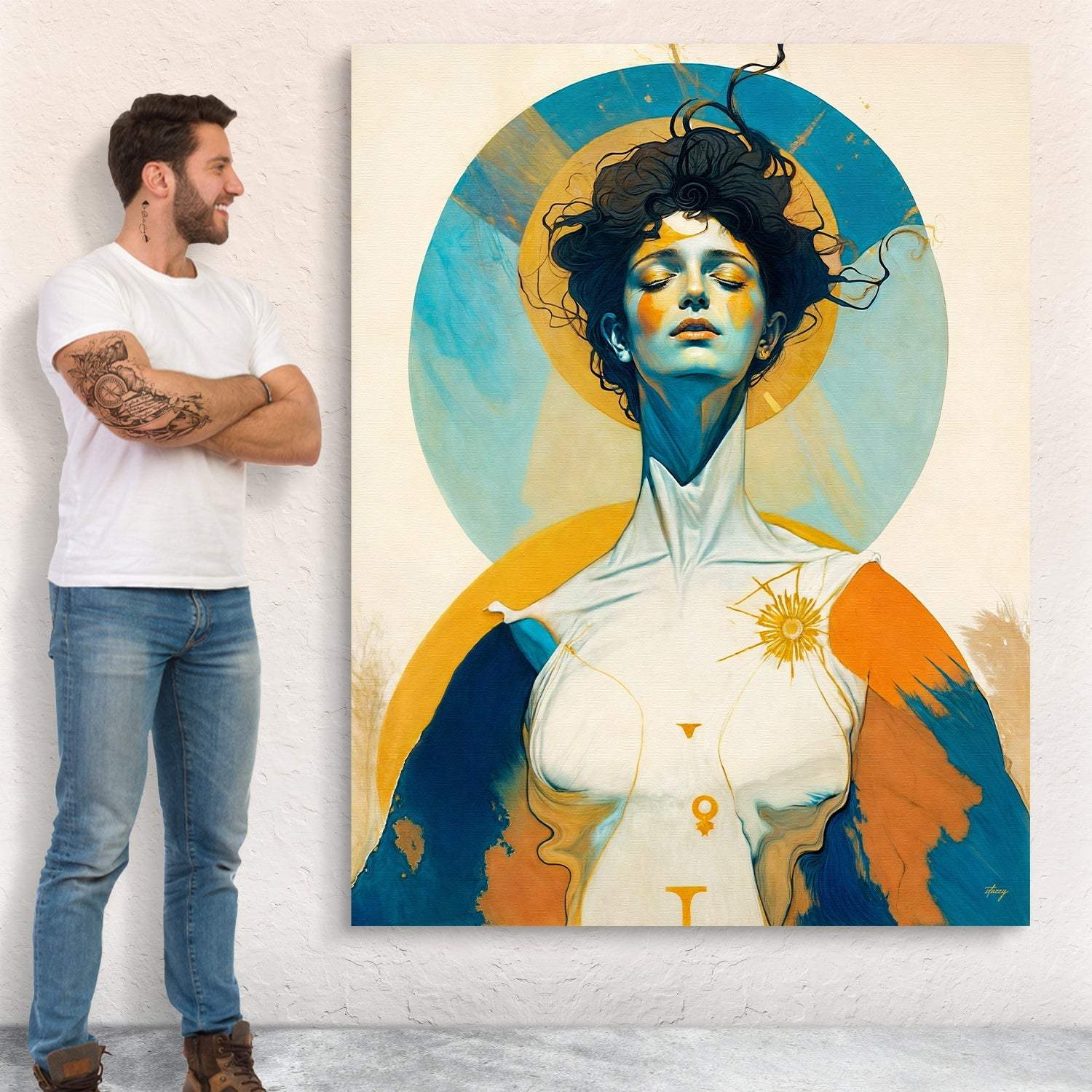 Canvas Print: "Divine Hypnosis" - Tailored Canvases - Flyclothing LLC