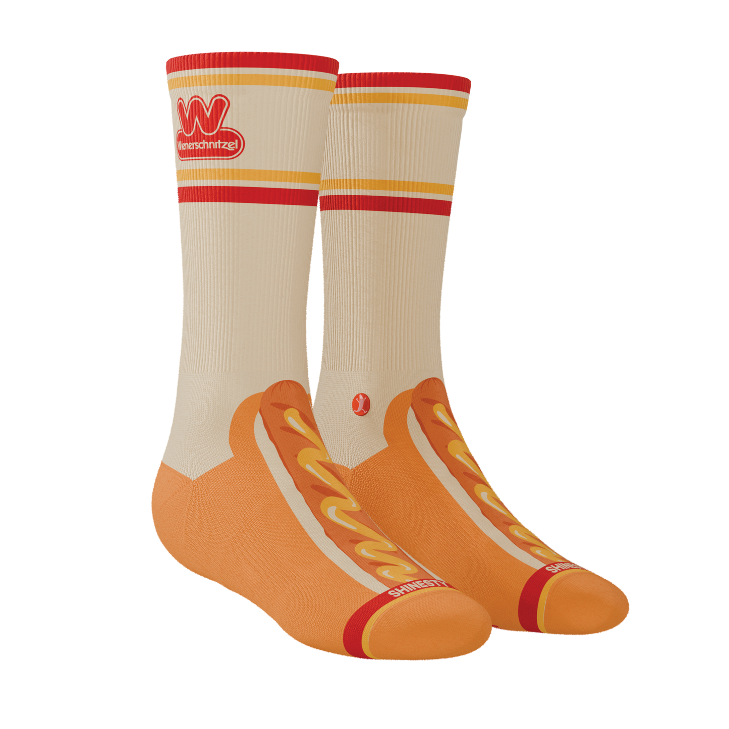 The Dog On Dog | Shinesty x Wienerschnitzel Heel Hammock™ Crew Socks - Shinesty - Flyclothing LLC