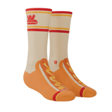 The Dog On Dog | Shinesty x Wienerschnitzel Heel Hammock™ Crew Socks - Shinesty - Flyclothing LLC
