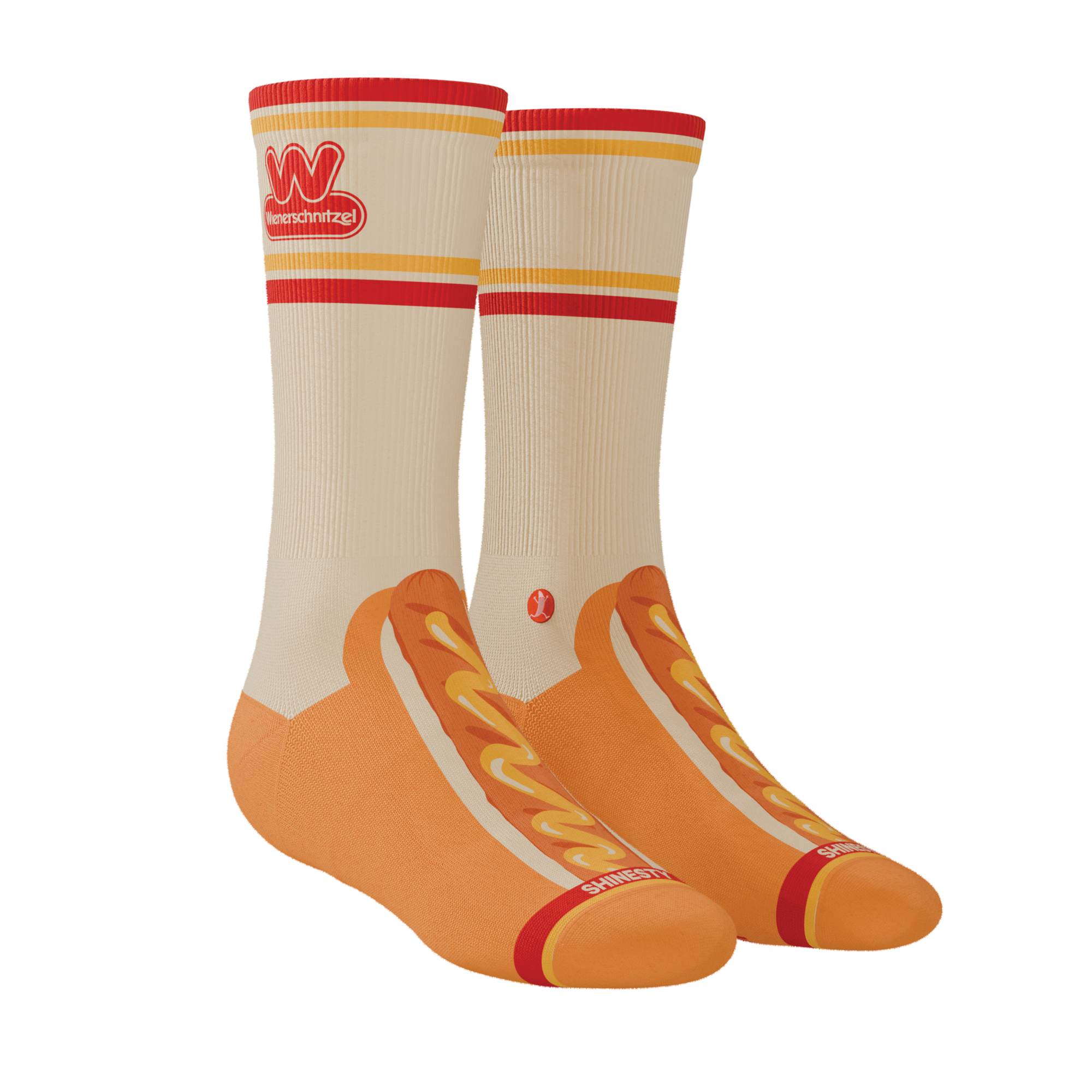 The Dog On Dog | Shinesty x Wienerschnitzel Heel Hammock™ Crew Socks - Shinesty - Flyclothing LLC