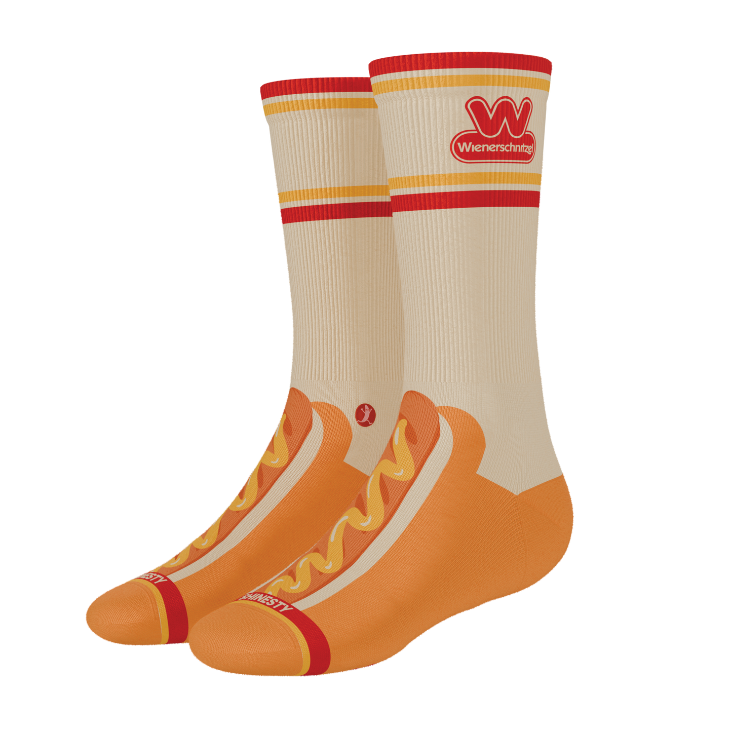 The Dog On Dog | Shinesty x Wienerschnitzel Heel Hammock™ Crew Socks - Shinesty - Flyclothing LLC