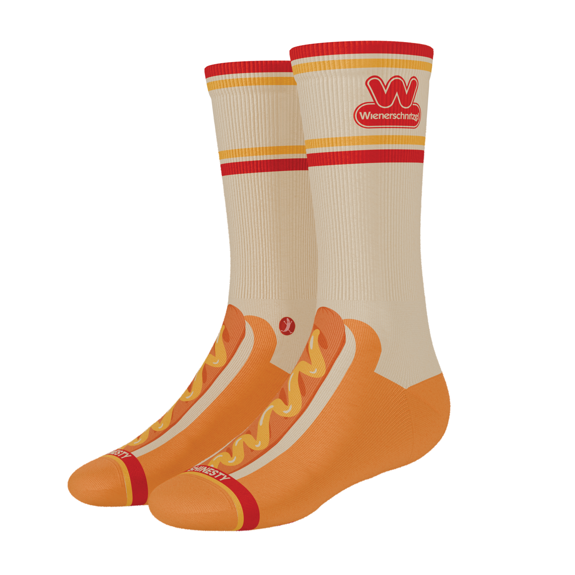 The Dog On Dog | Shinesty x Wienerschnitzel Heel Hammock™ Crew Socks - Shinesty - Flyclothing LLC