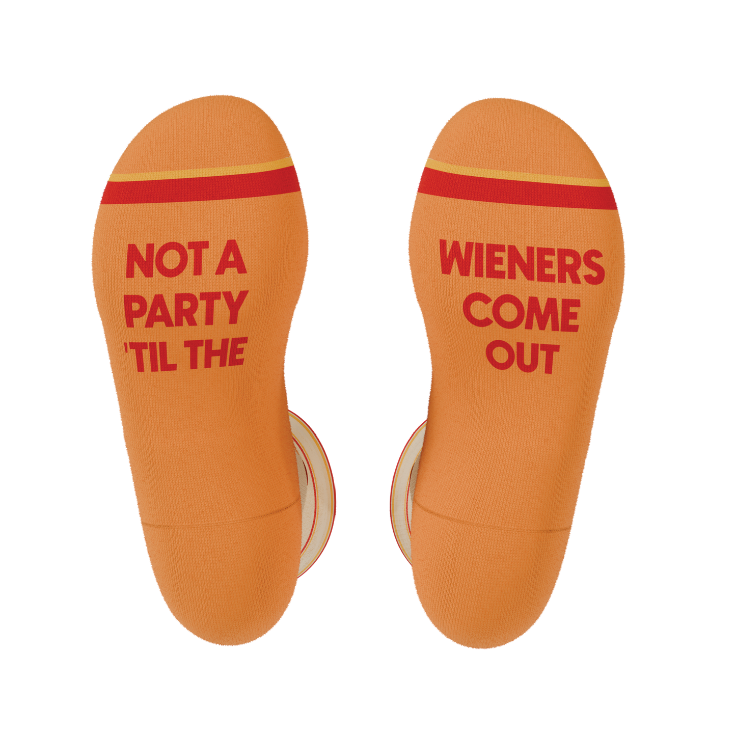 The Dog On Dog | Shinesty x Wienerschnitzel Heel Hammock™ Crew Socks - Shinesty - Flyclothing LLC