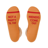 The Dog On Dog | Shinesty x Wienerschnitzel Heel Hammock™ Crew Socks - Shinesty - Flyclothing LLC