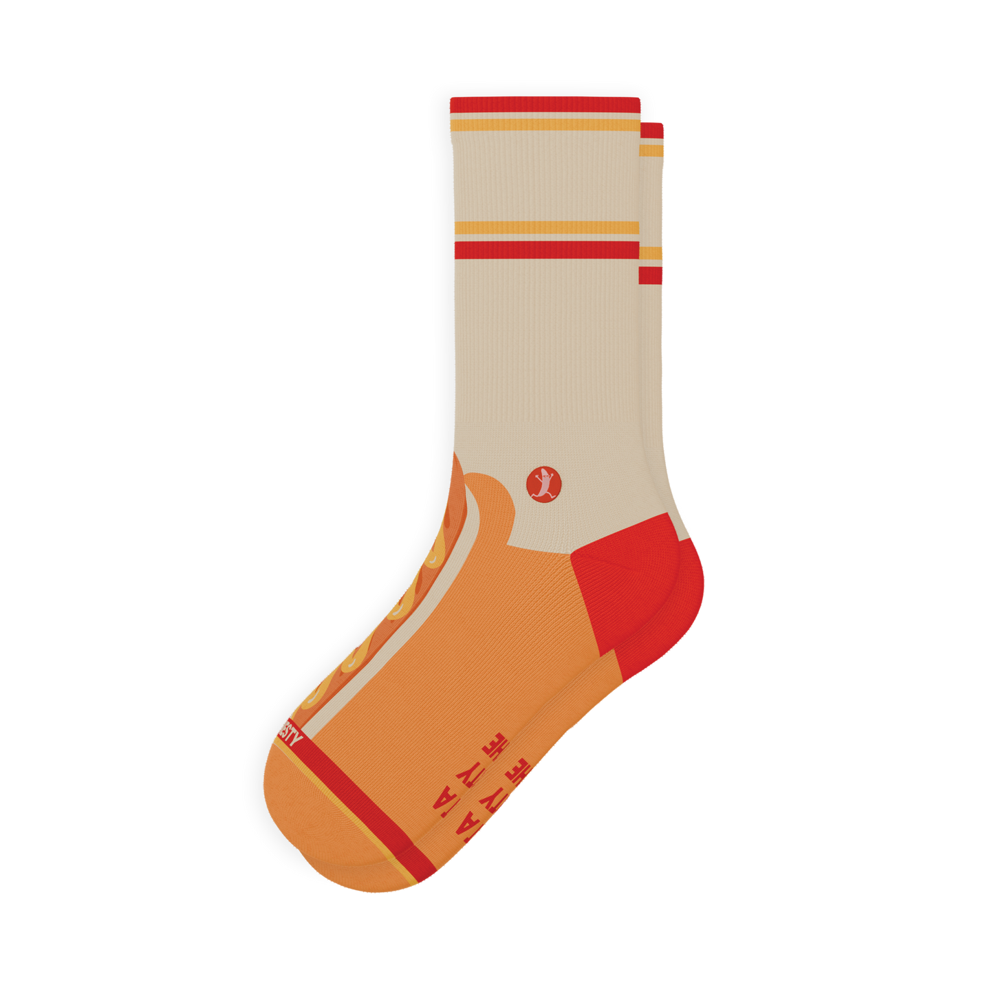 The Dog On Dog | Shinesty x Wienerschnitzel Heel Hammock™ Crew Socks - Shinesty - Flyclothing LLC