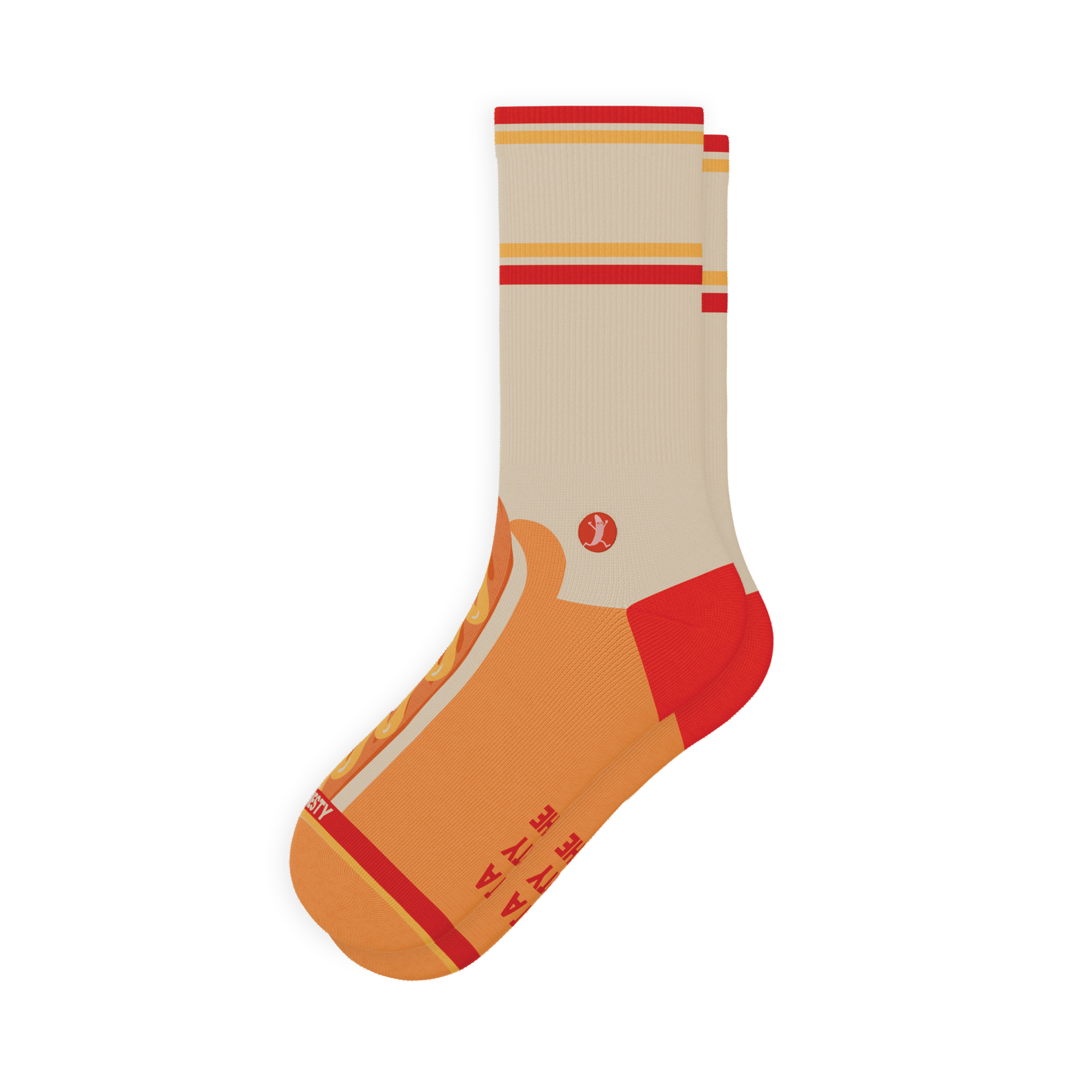 The Dog On Dog | Shinesty x Wienerschnitzel Heel Hammock™ Crew Socks - Shinesty - Flyclothing LLC