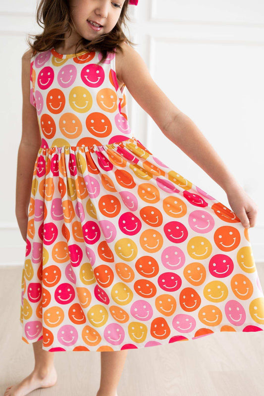 SALE Don't Worry, Be Hippy Tank Twirl Dress - Mila & Rose ® - Flyclothing LLC
