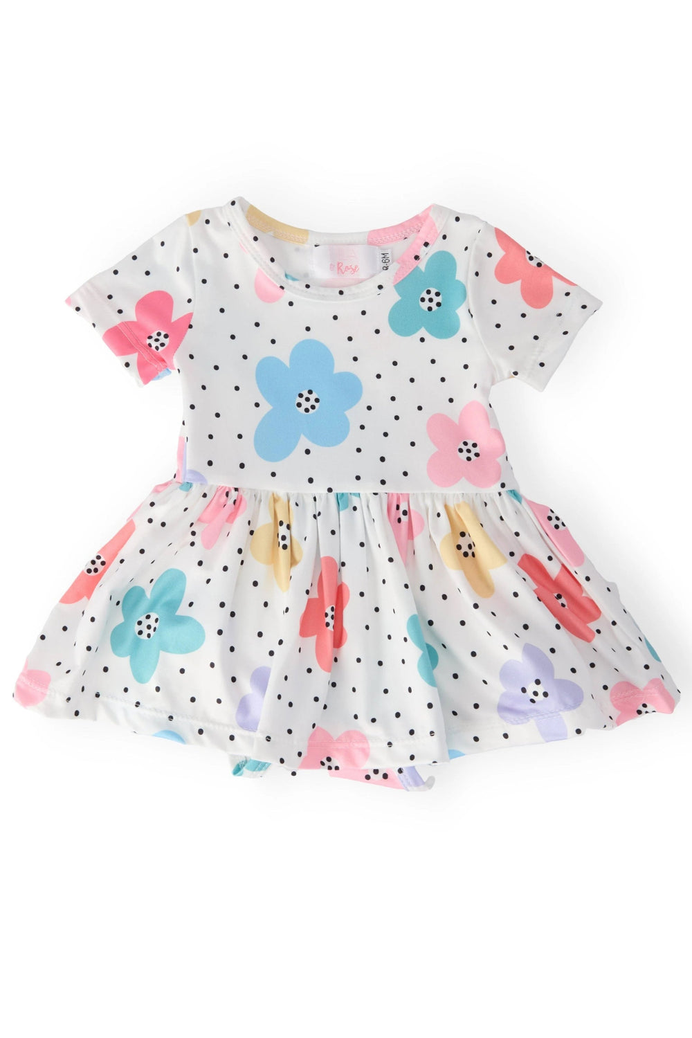 Dots & Daisies S/S Twirl Bodysuit - Mila & Rose ®