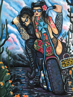 Black Market Art Company Down The Road Print