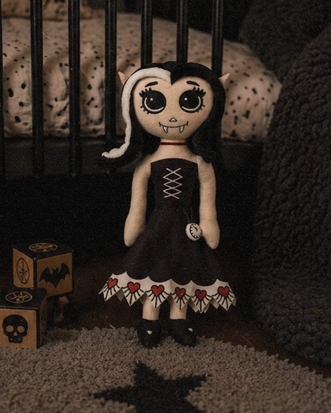 Dracalina Plush. Glow in the dark watch - Alchemy of England - Flyclothing LLC