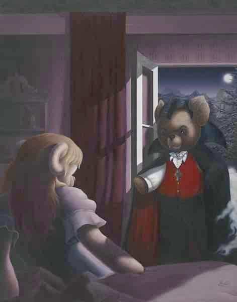 Black Market Art Company Dracu Teddy Print - Black Market Art Company - Flyclothing LLC