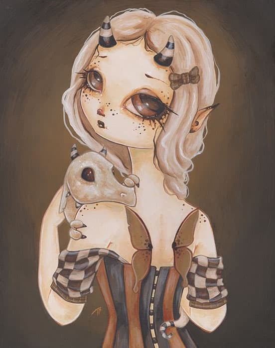 Black Market Art Company Dragon Kin Print