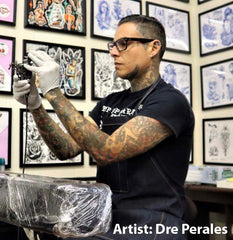 Dre Perales Laugh Now Cry Later T-Shirt - Lowbrow Art Company