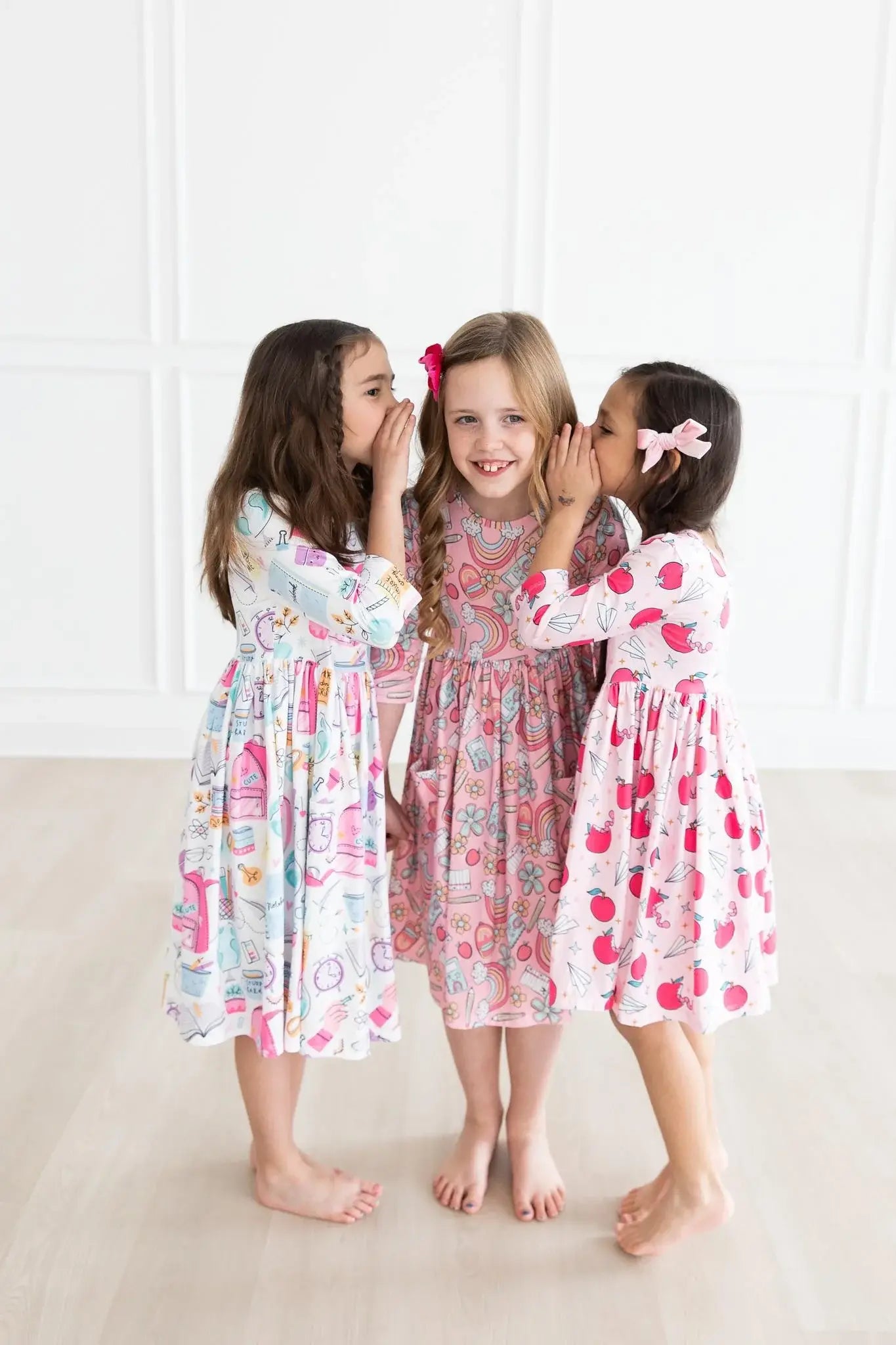 Dream Big Little One 3/4 Pocket Twirl Dress - Mila & Rose ® - Flyclothing LLC