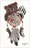 Black Market Art Company Dream Catcher Print