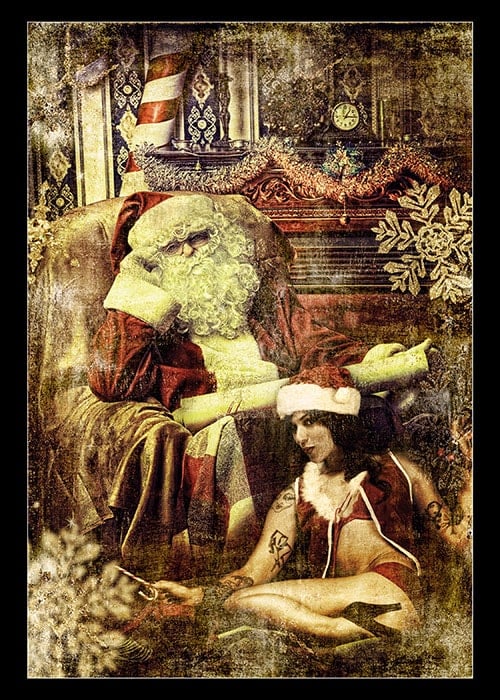 Black Market Art Company Dream of Xmas Print