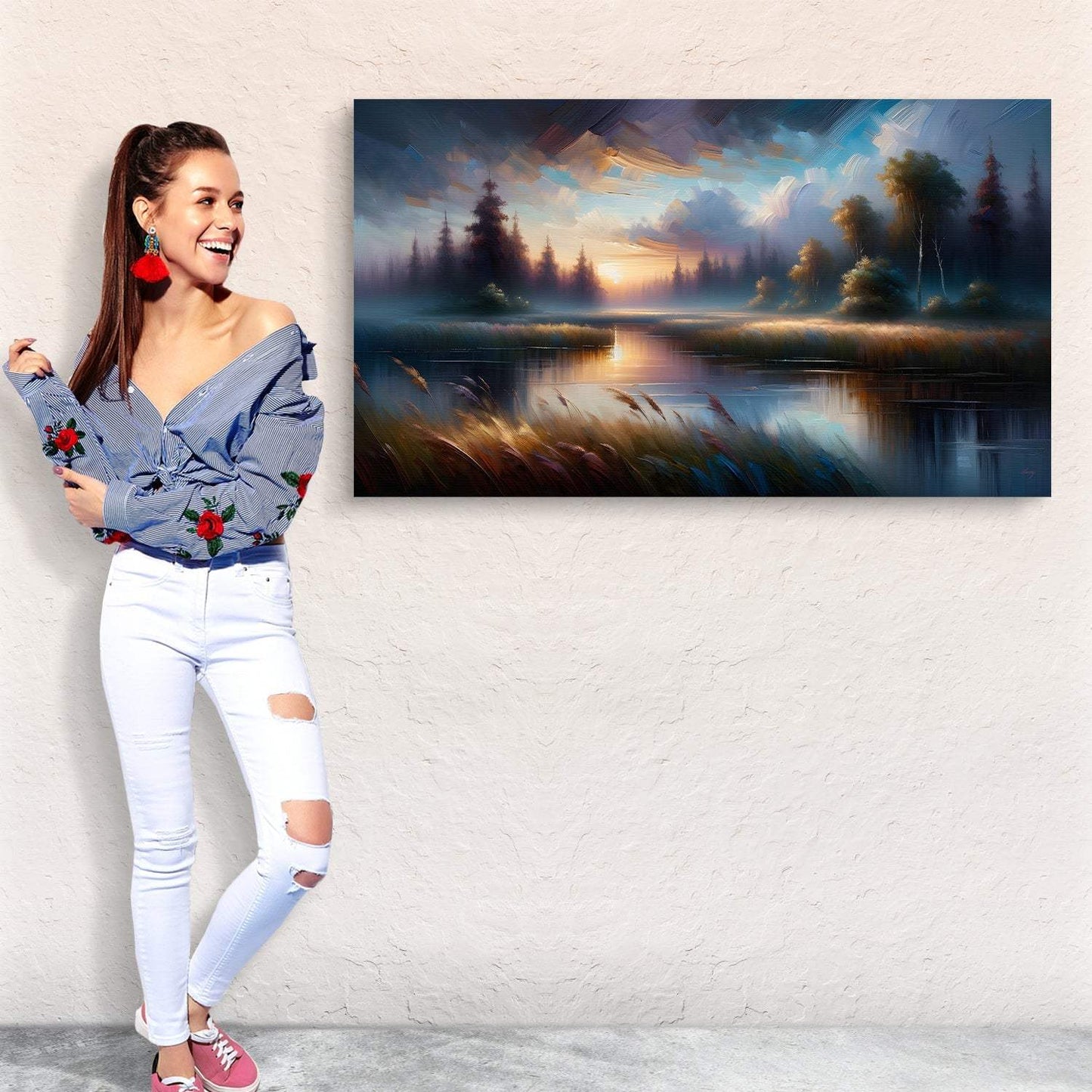 Canvas Print: "Dreaming Dusk" - Tailored Canvases - Flyclothing LLC