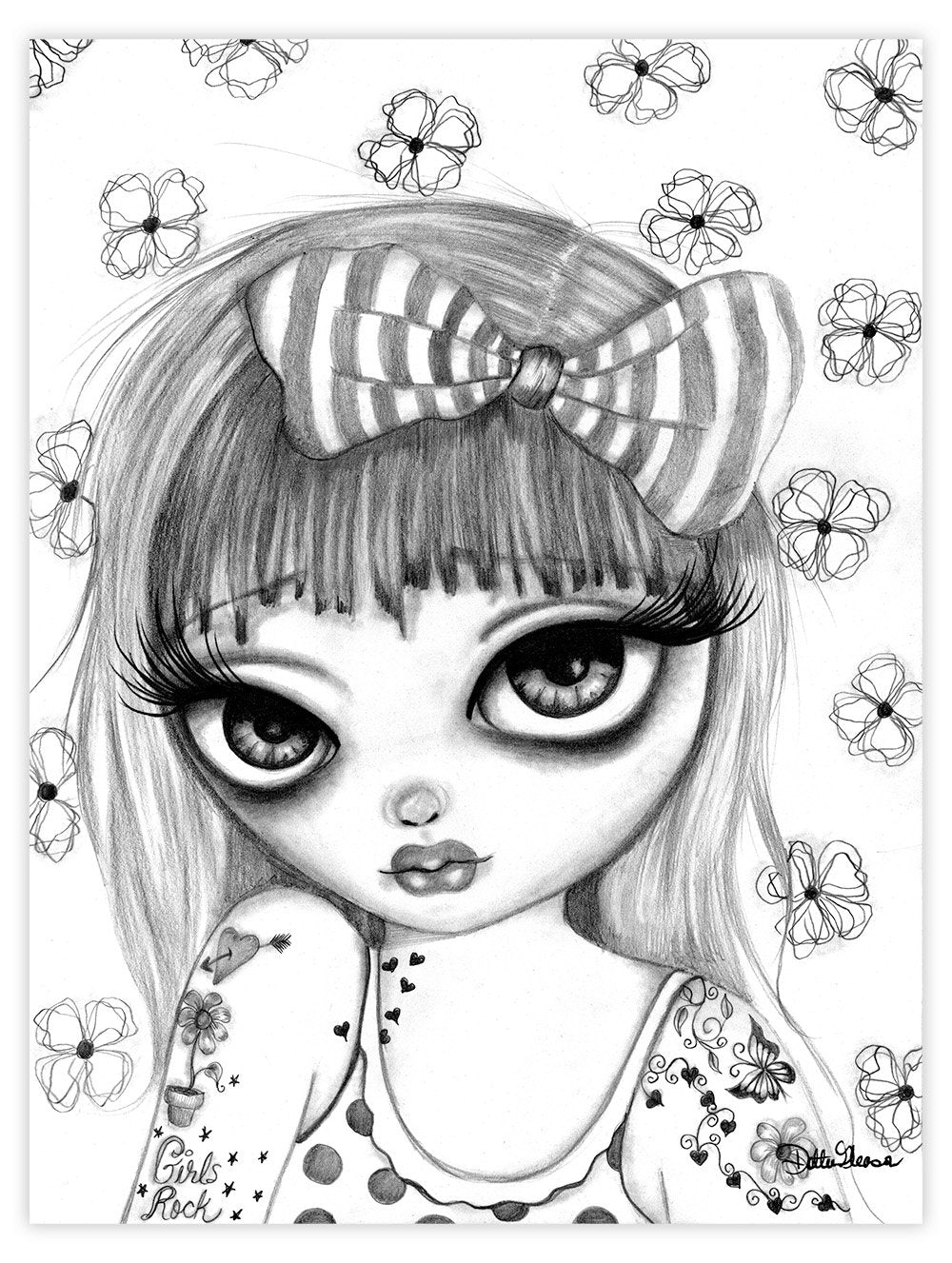 Black Market Art Company Drina Print