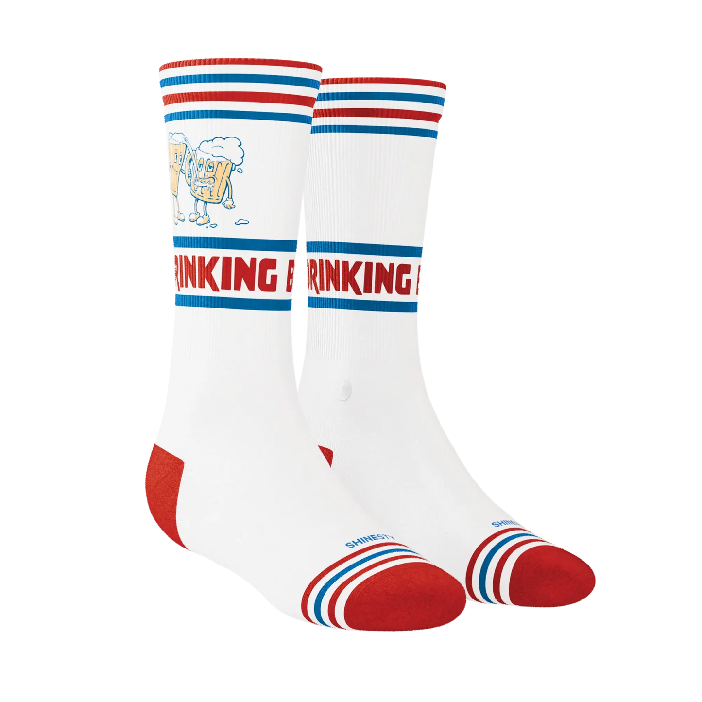 The Drinking Buddies | Beer Heel Hammock™ Crew Socks - Shinesty - Flyclothing LLC