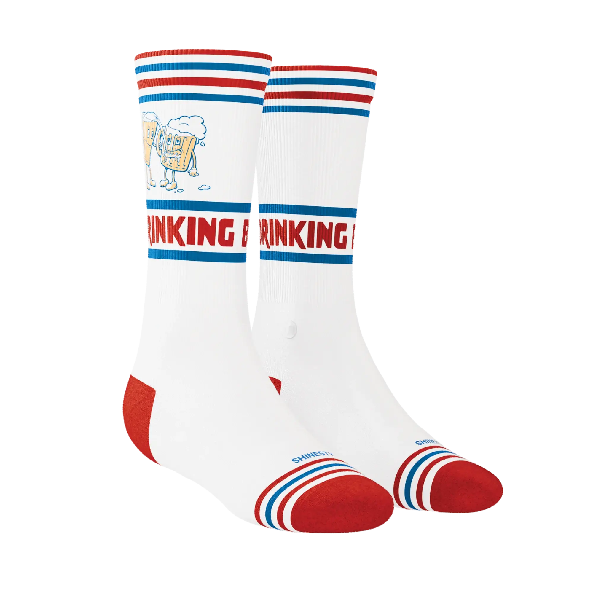 The Drinking Buddies | Beer Heel Hammock™ Crew Socks - Shinesty - Flyclothing LLC