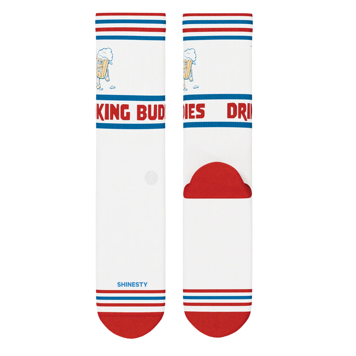 The Drinking Buddies | Beer Heel Hammock™ Crew Socks - Shinesty - Flyclothing LLC