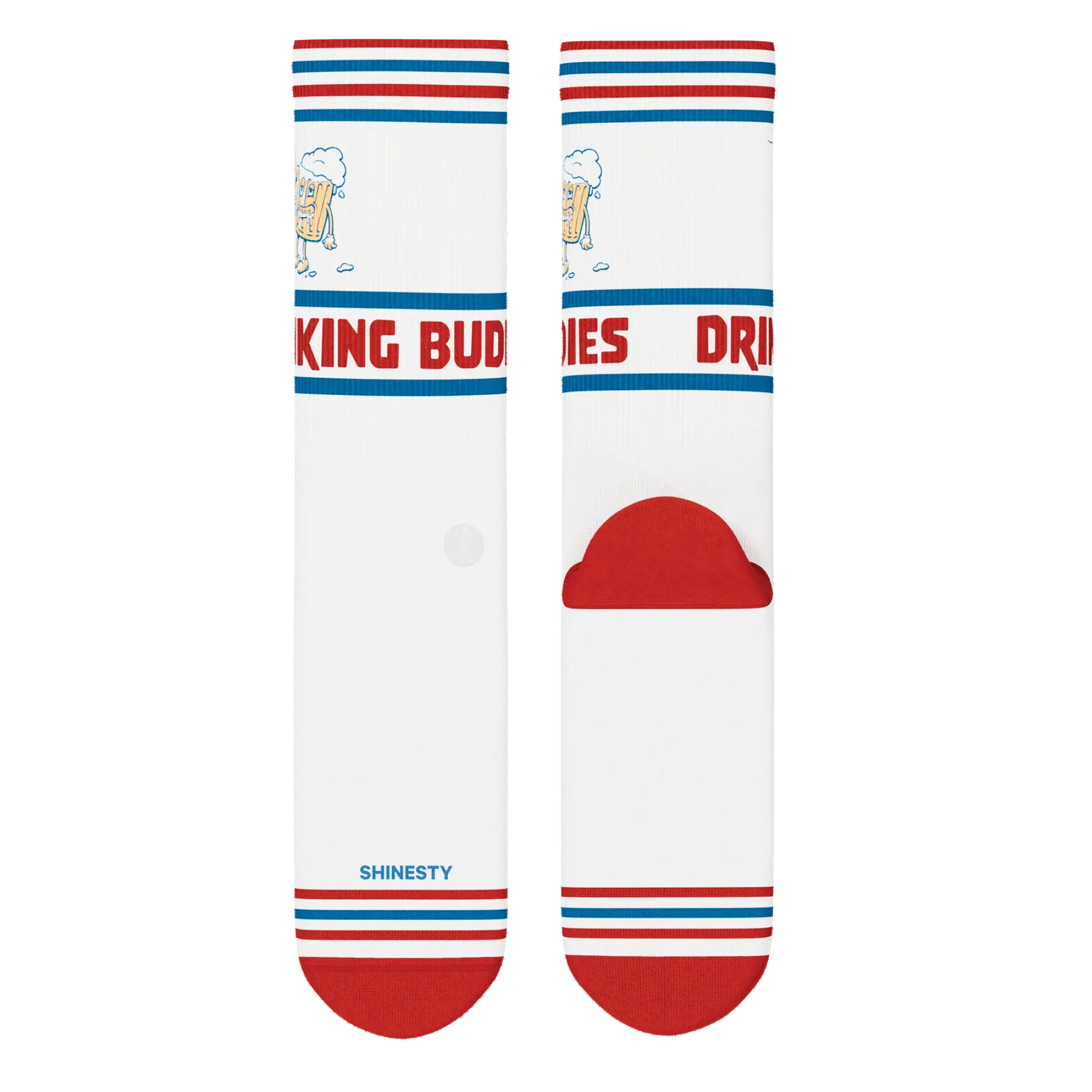 The Drinking Buddies | Beer Heel Hammock™ Crew Socks - Shinesty - Flyclothing LLC