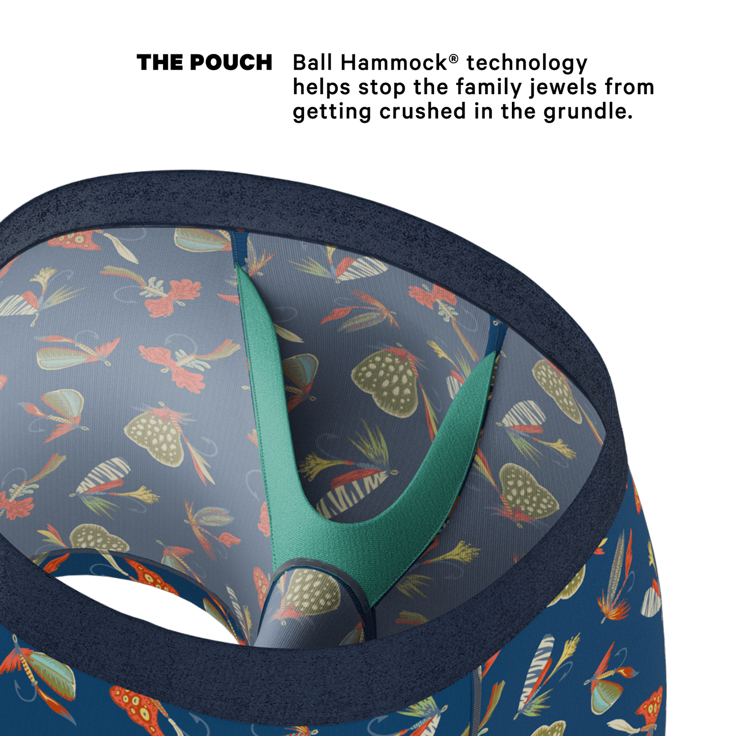 The Dry Fly | Fly Fishing Ball Hammock® Pouch Underwear - Shinesty - Flyclothing LLC