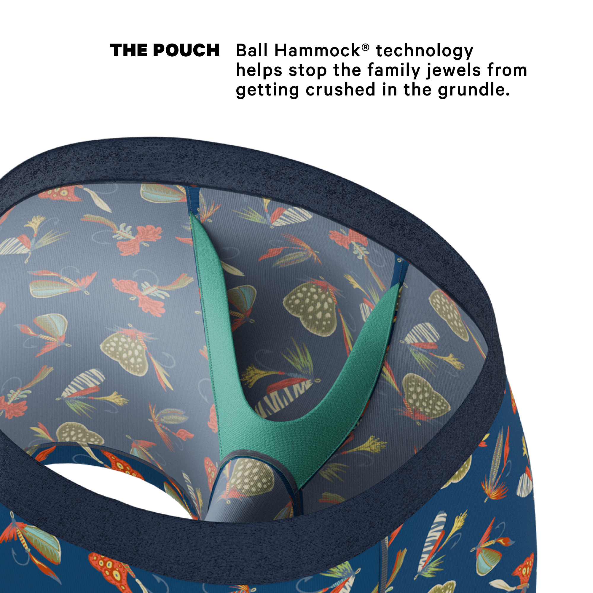 The Dry Fly | Fly Fishing Ball Hammock® Pouch Underwear - Shinesty - Flyclothing LLC
