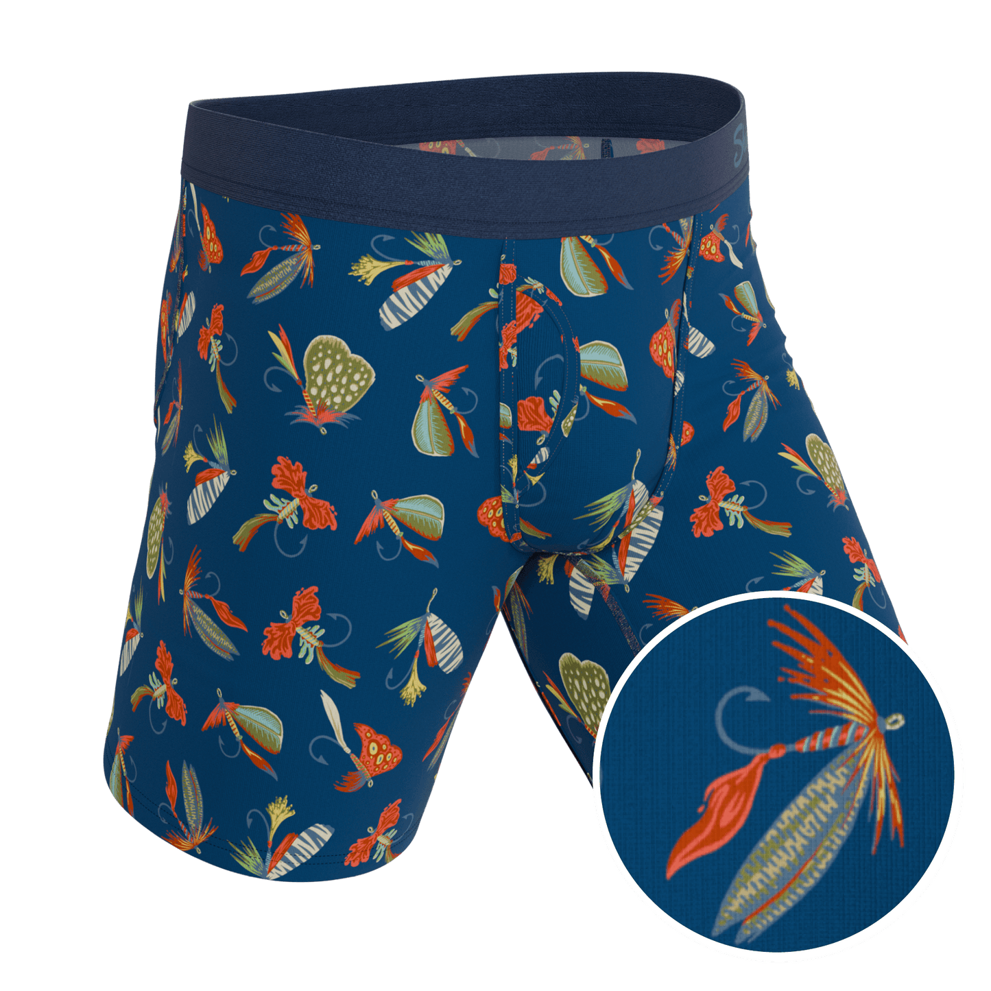 The Dry Fly | Fly Fishing Long Leg Ball Hammock® Pouch Underwear With Fly - Shinesty - Flyclothing LLC
